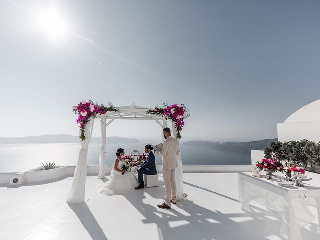 Shadi and Siamak&apos;s Wedding in Santorini, Greece 63