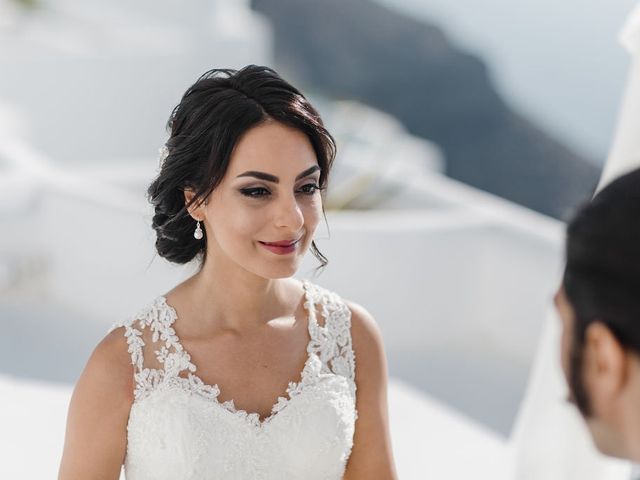Shadi and Siamak&apos;s Wedding in Santorini, Greece 70