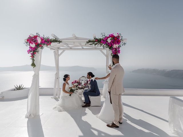 Shadi and Siamak&apos;s Wedding in Santorini, Greece 73