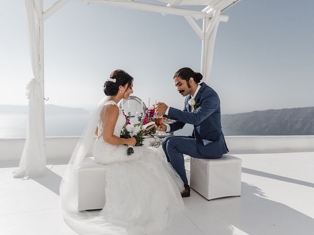 Shadi and Siamak&apos;s Wedding in Santorini, Greece 81