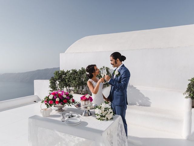 Shadi and Siamak&apos;s Wedding in Santorini, Greece 85