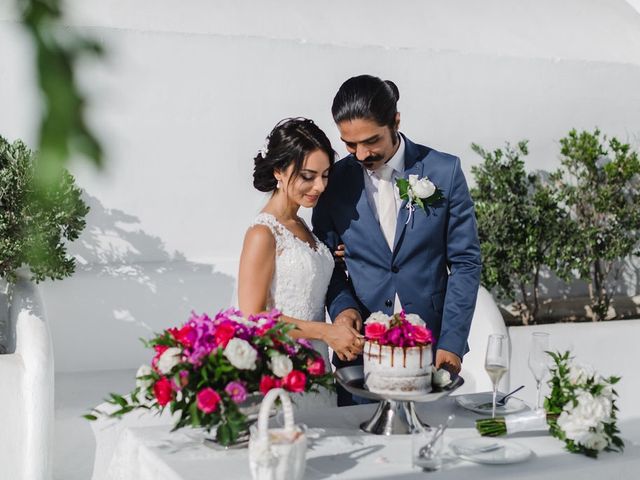 Shadi and Siamak&apos;s Wedding in Santorini, Greece 88