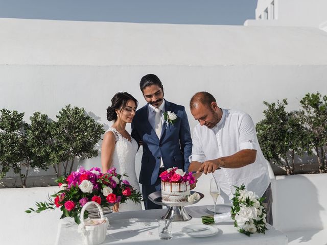 Shadi and Siamak&apos;s Wedding in Santorini, Greece 89