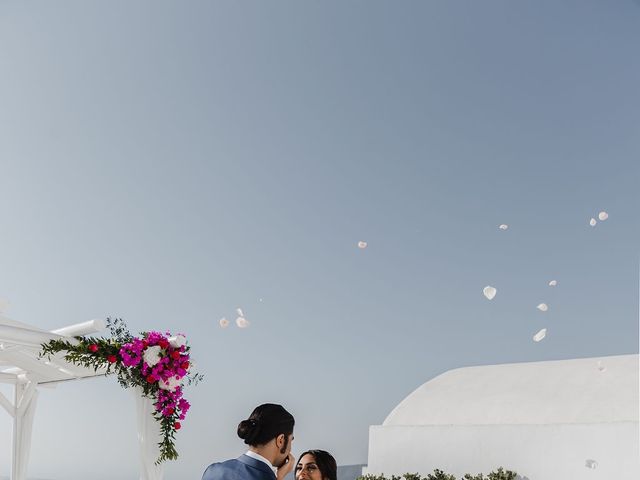 Shadi and Siamak&apos;s Wedding in Santorini, Greece 99