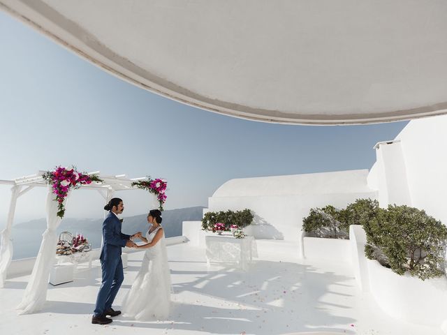 Shadi and Siamak&apos;s Wedding in Santorini, Greece 102