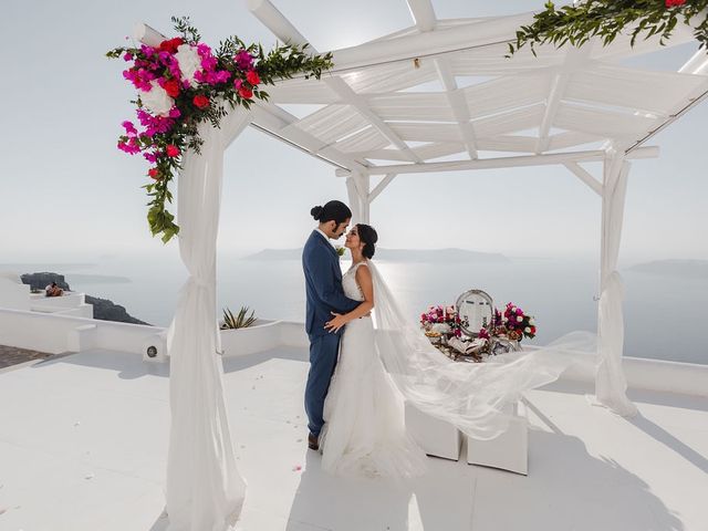Shadi and Siamak&apos;s Wedding in Santorini, Greece 105