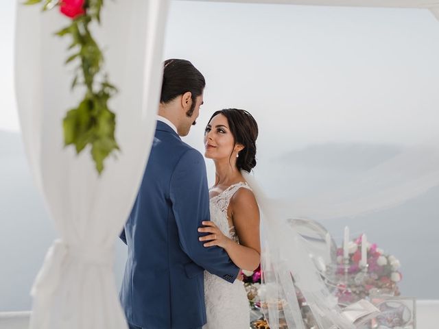 Shadi and Siamak&apos;s Wedding in Santorini, Greece 106