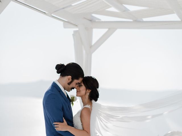 Shadi and Siamak&apos;s Wedding in Santorini, Greece 107