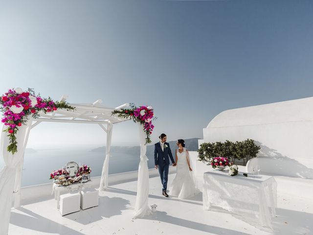 Shadi and Siamak&apos;s Wedding in Santorini, Greece 110