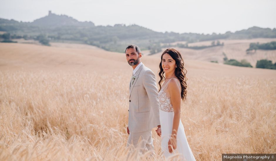 Alessandro and Stefania's Wedding in Castiglione d'Orcia, Italy