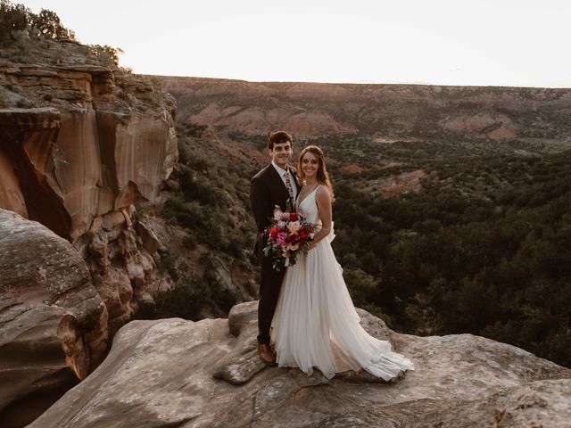 David  and Rebekah &apos;s Wedding in Canyon, Texas 12