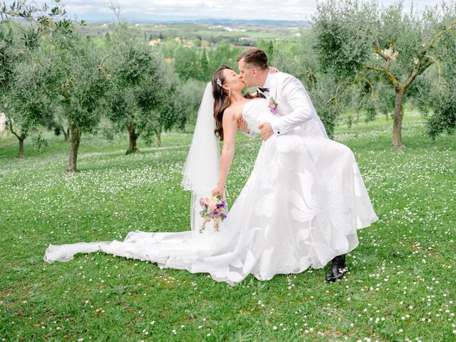 Marcus and Cristine's Wedding in Tuscany, Italy 46
