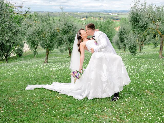 Marcus and Cristine's Wedding in Tuscany, Italy 43