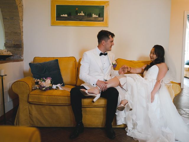 Marcus and Cristine's Wedding in Tuscany, Italy 42