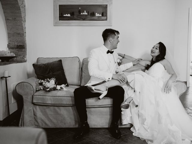 Marcus and Cristine's Wedding in Tuscany, Italy 53