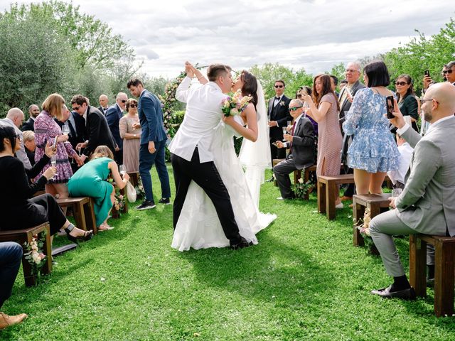 Marcus and Cristine's Wedding in Tuscany, Italy 82