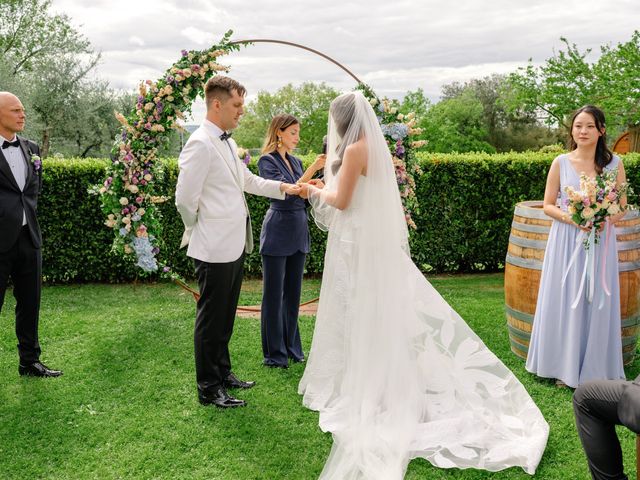 Marcus and Cristine's Wedding in Tuscany, Italy 93