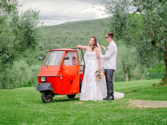 Marcus and Cristine's Wedding in Tuscany, Italy 66