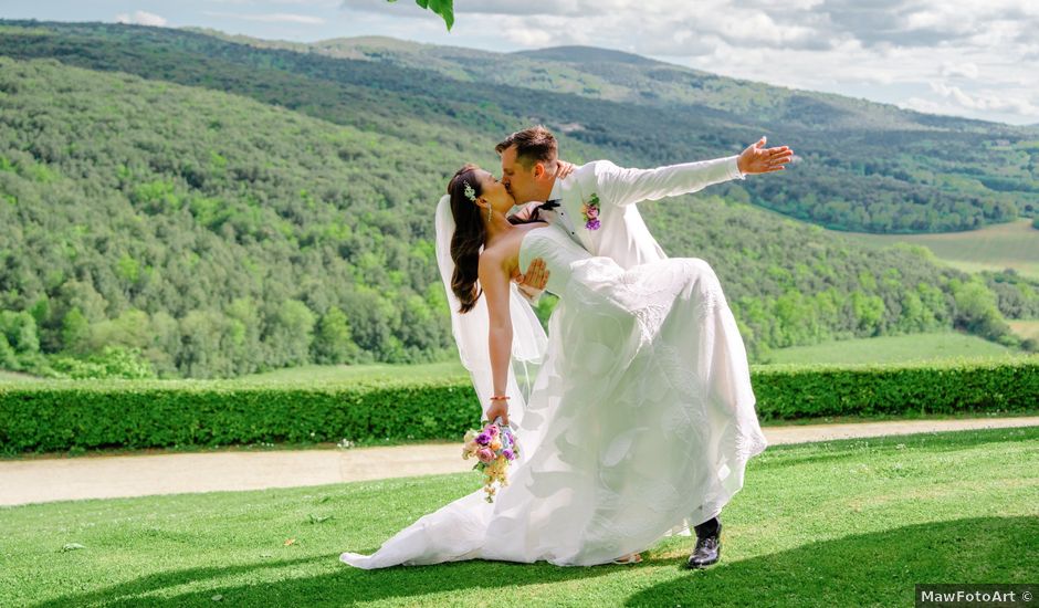 Marcus and Cristine's Wedding in Tuscany, Italy