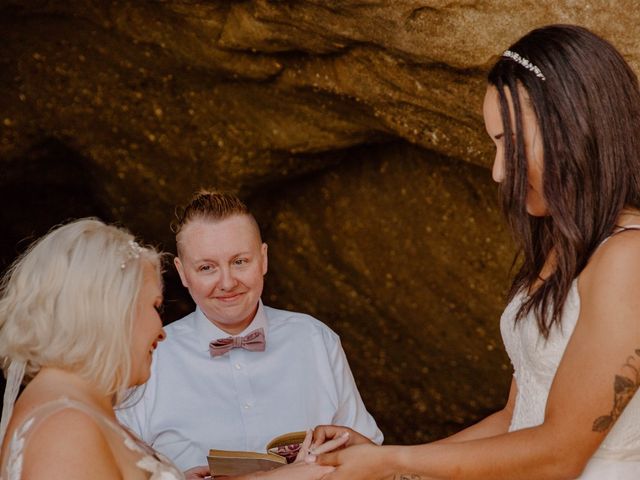 Jessalyn and Emily&apos;s Wedding in Cannon Beach, Oregon 44