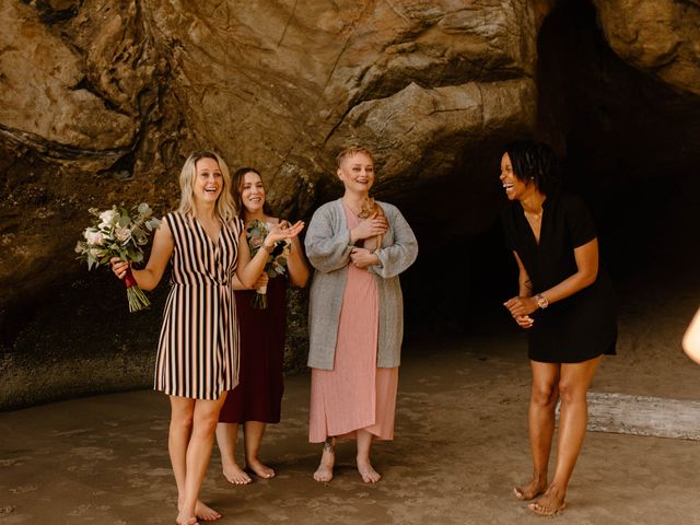 Jessalyn and Emily&apos;s Wedding in Cannon Beach, Oregon 61