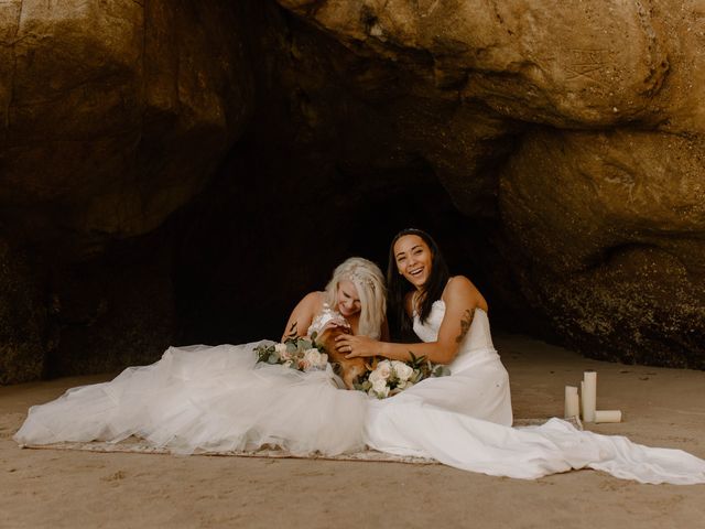 Jessalyn and Emily&apos;s Wedding in Cannon Beach, Oregon 82