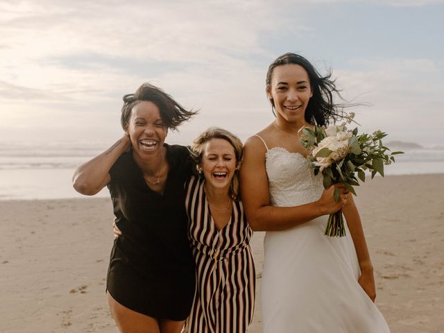 Jessalyn and Emily&apos;s Wedding in Cannon Beach, Oregon 112