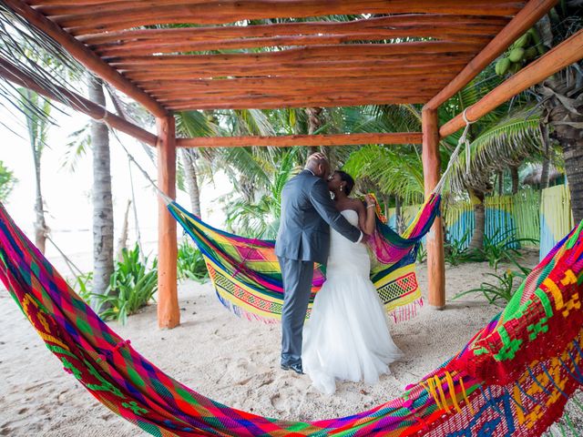 Colberte and Bryan&apos;s Wedding in Cancun, Mexico 29