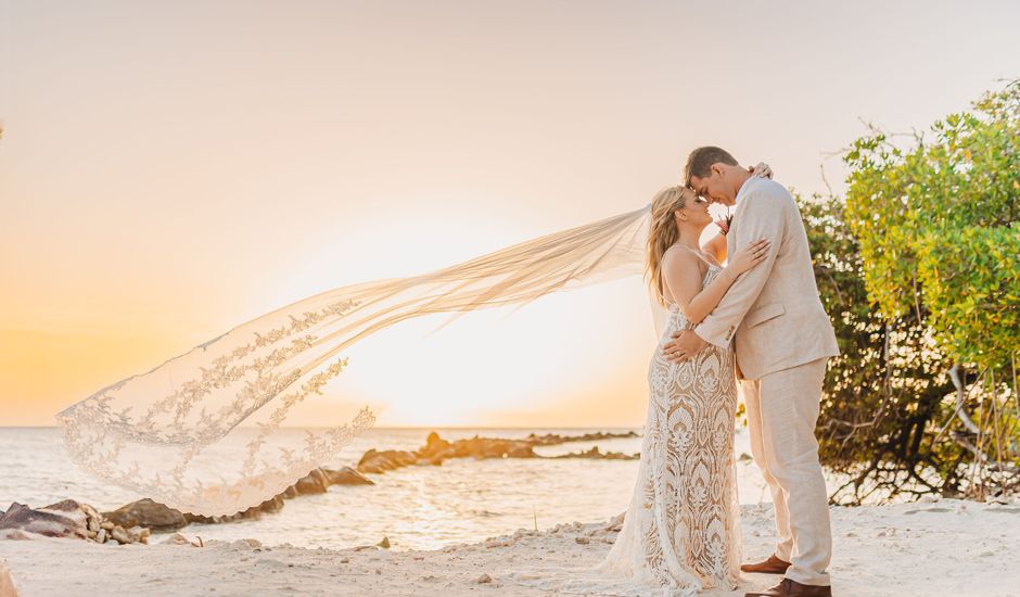 Noah  and Kristin 's Wedding in Oranjestad, Aruba