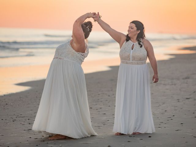 Emily and Haley&apos;s Wedding in North Topsail Beach, North Carolina 18