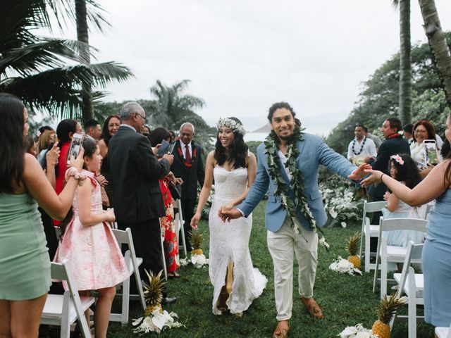 Keegan and Mathilde&apos;s Wedding in M C B H Kaneohe Bay, Hawaii 47