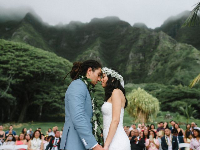 Keegan and Mathilde&apos;s Wedding in M C B H Kaneohe Bay, Hawaii 2