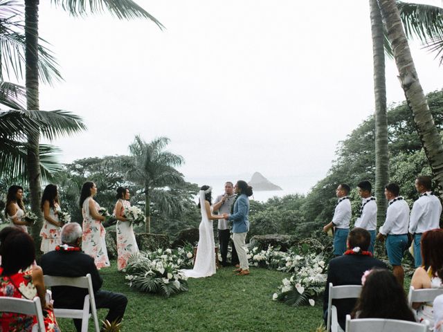 Keegan and Mathilde&apos;s Wedding in M C B H Kaneohe Bay, Hawaii 50