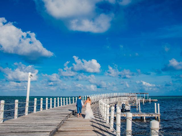 Michael and Sarah&apos;s Wedding in San Pedro, Belize 11