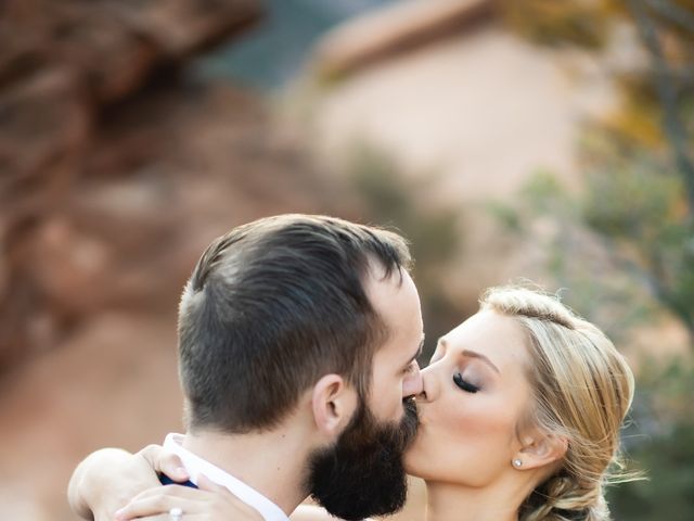 Austin and Brittany&apos;s Wedding in Springdale, Utah 13