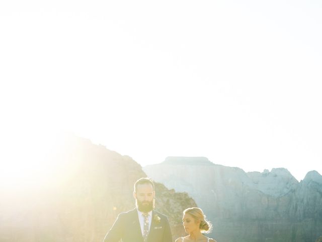 Austin and Brittany&apos;s Wedding in Springdale, Utah 38
