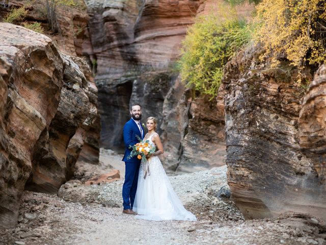 Austin and Brittany&apos;s Wedding in Springdale, Utah 105