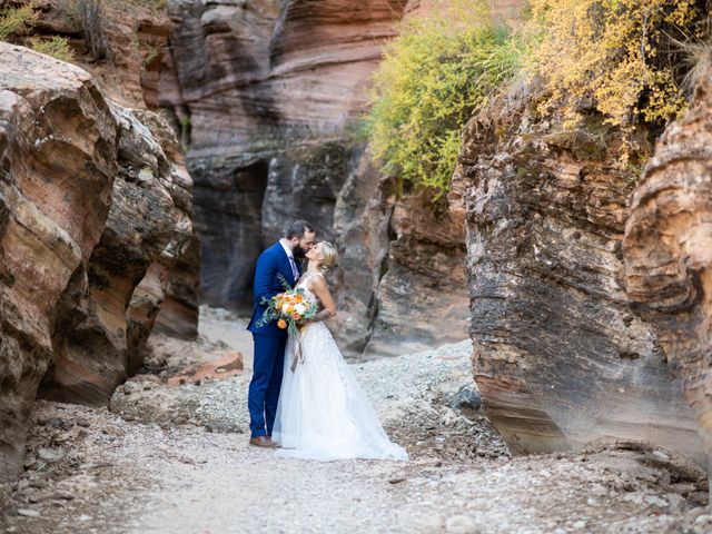 Austin and Brittany&apos;s Wedding in Springdale, Utah 106