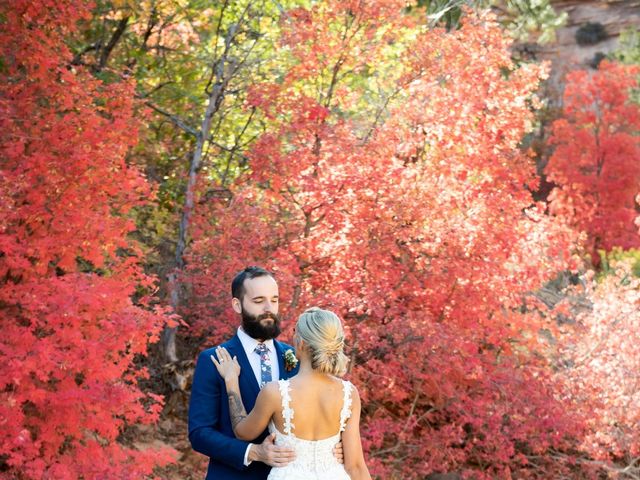 Austin and Brittany&apos;s Wedding in Springdale, Utah 111