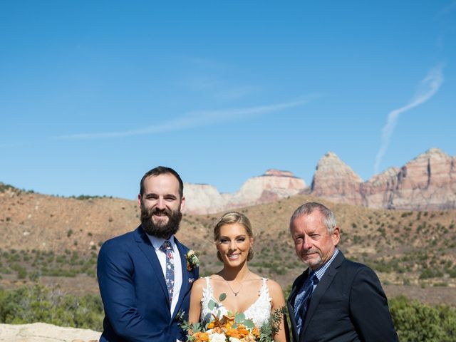 Austin and Brittany&apos;s Wedding in Springdale, Utah 129