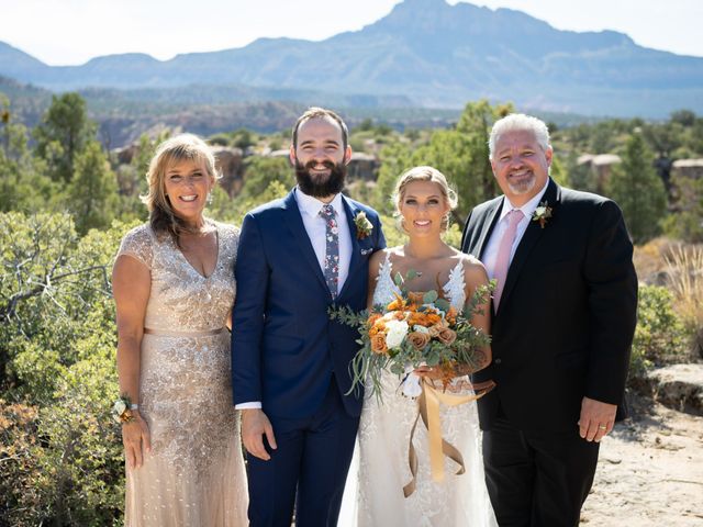 Austin and Brittany&apos;s Wedding in Springdale, Utah 137