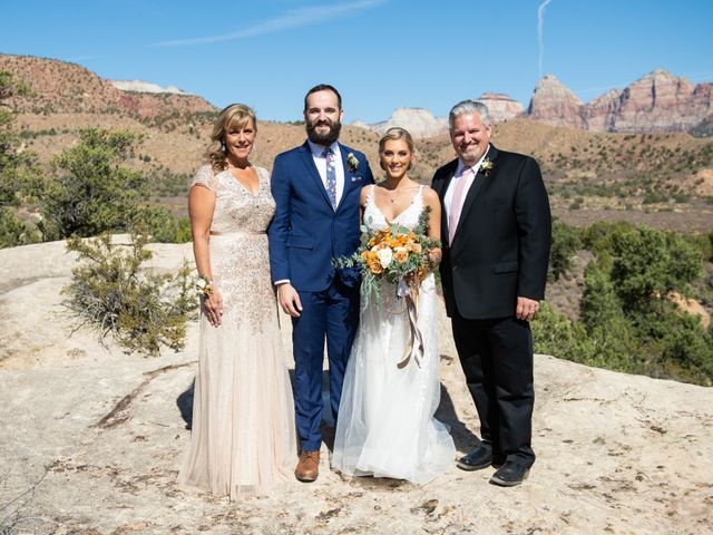 Austin and Brittany&apos;s Wedding in Springdale, Utah 139