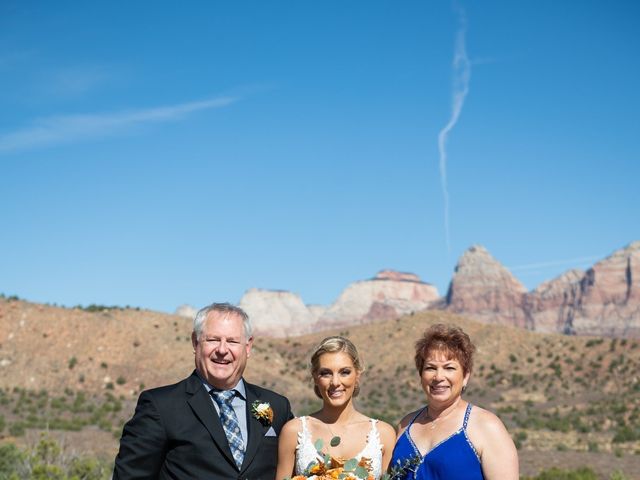 Austin and Brittany&apos;s Wedding in Springdale, Utah 142