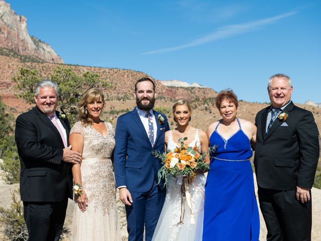 Austin and Brittany&apos;s Wedding in Springdale, Utah 145