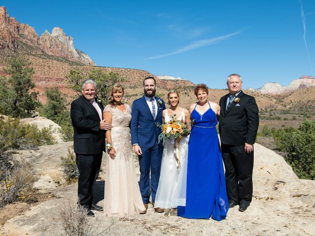 Austin and Brittany&apos;s Wedding in Springdale, Utah 146