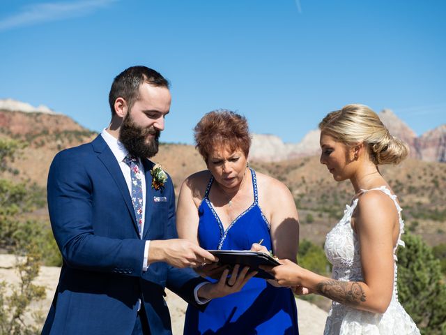 Austin and Brittany&apos;s Wedding in Springdale, Utah 150