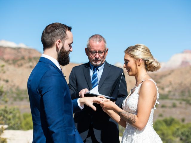 Austin and Brittany&apos;s Wedding in Springdale, Utah 162