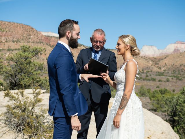 Austin and Brittany&apos;s Wedding in Springdale, Utah 164