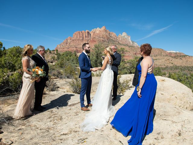 Austin and Brittany&apos;s Wedding in Springdale, Utah 166