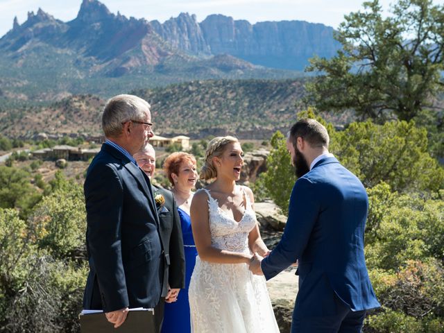 Austin and Brittany&apos;s Wedding in Springdale, Utah 171
